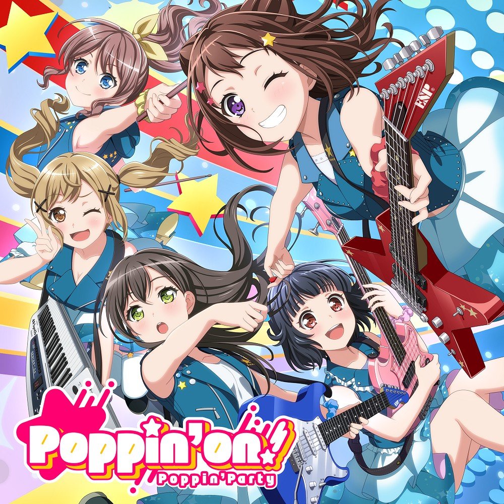 BanG Dream! / Poppin’Party – Poppin’on! [FLAC / 24bit Lossless / WEB] [2019.01.30]