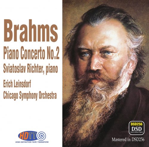 Erich Leinsdorf, Sviatoslav Richter, Chicago SO – Brahms: Piano Concerto No. 2 (1960) [DSF DSD128/5.64MHz + FLAC 24bit/96kHz]