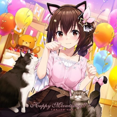 ときのそら (Tokino Sora) – Happy Meowthday!!  [FLAC / 24bit Lossless / WEB] [2022.05.18]
