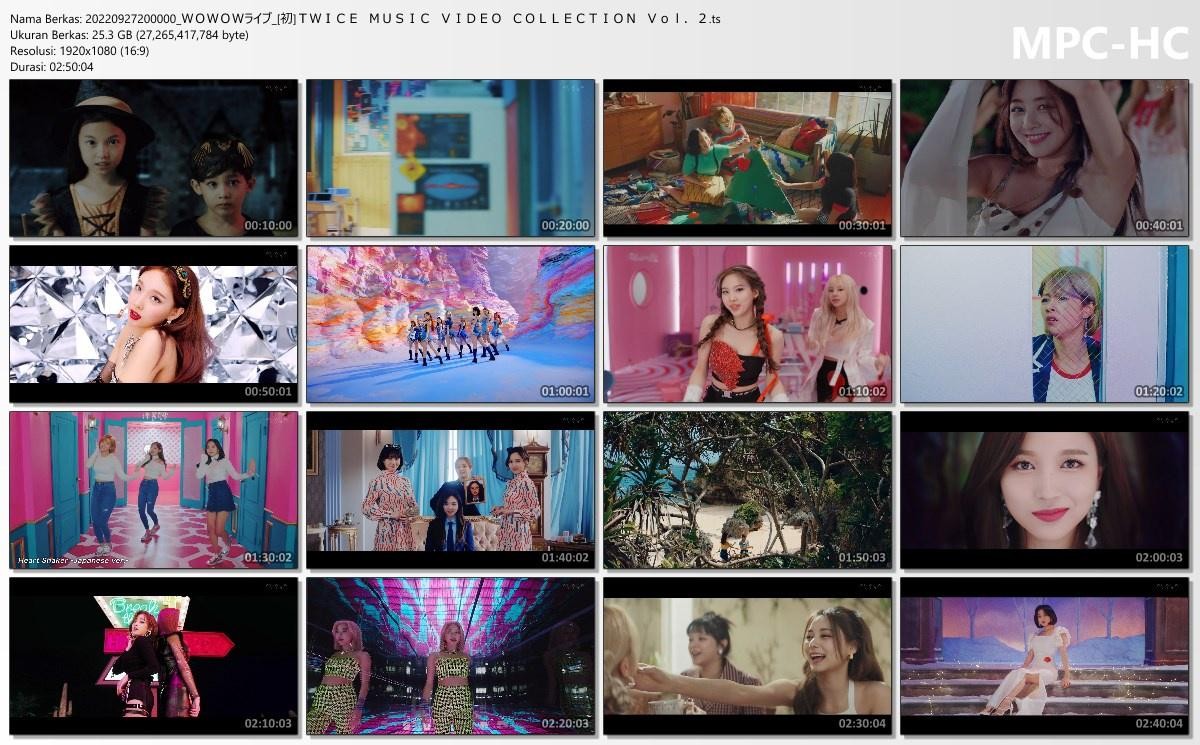 TWICE – TWICE MUSIC VIDEO COLLECTION Vol.2 (WOWOW Live 2022.09.27)
