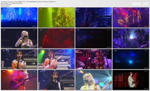 [TV-Variety] SCANDAL – Live Broadcast! SCANDAL TOUR 2024 “LUMINOUS” (TeleAsa Ch1 2024.05.25)