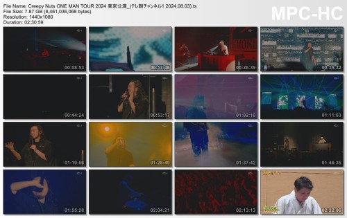 [TV-Variety] Creepy Nuts – Creepy Nuts ONE MAN TOUR 2024 東京公演 (テレ朝チャンネル1 2024.08.03)