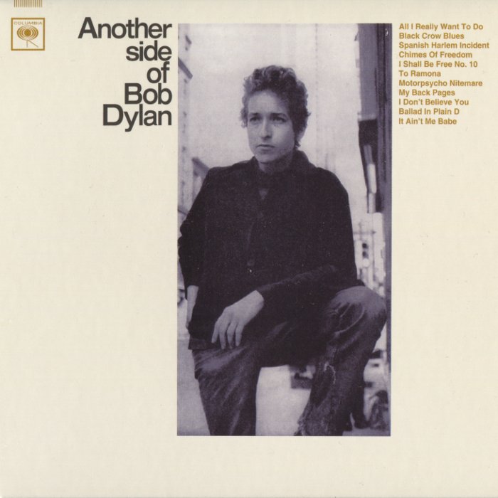 Bob Dylan – Another Side Of Bob Dylan (1964) [SACD 2003] {SACD ISO + FLAC 24bit/88.2kHz}