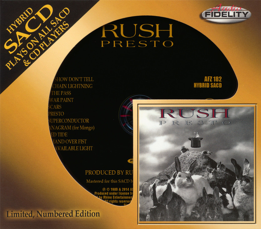 Rush – Presto (1989) [Audio Fidelity 2014] {SACD ISO + FLAC 24bit/96kHz}