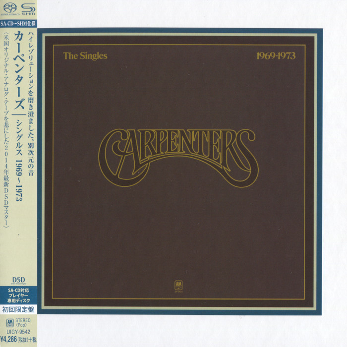 Carpenters – The Singles 1969-1973 (1973) [Japanese SHM-SACD 2014] {SACD ISO + FLAC 24bit/88.2kHz}