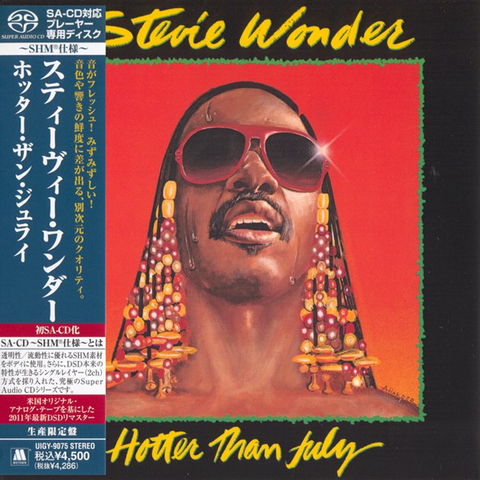 Stevie Wonder – Hotter Than July (1980) [Japanese Limited SHM-SACD 2011 # UIGY-9075] {SACD ISO + FLAC 24bit/88.2kHz}