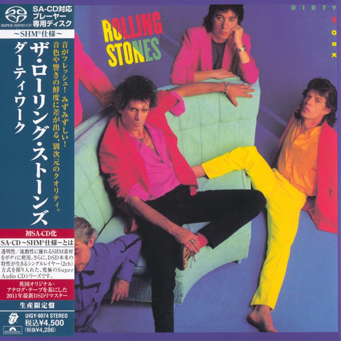 The Rolling Stones – Dirty Work (1986) [Japanese Limited SHM-SACD 2011 # UIGY-9074] {SACD ISO + FLAC 24bit/88.2kHz}