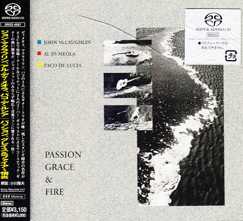 Al Di Meola, John Mclaughlin, Paco de Lucia - Passion, Grace & Fire (1983) [Japanese SACD 2001 #SRGS 4587] {SACD ISO + FLAC 24bit/88.2kHz}