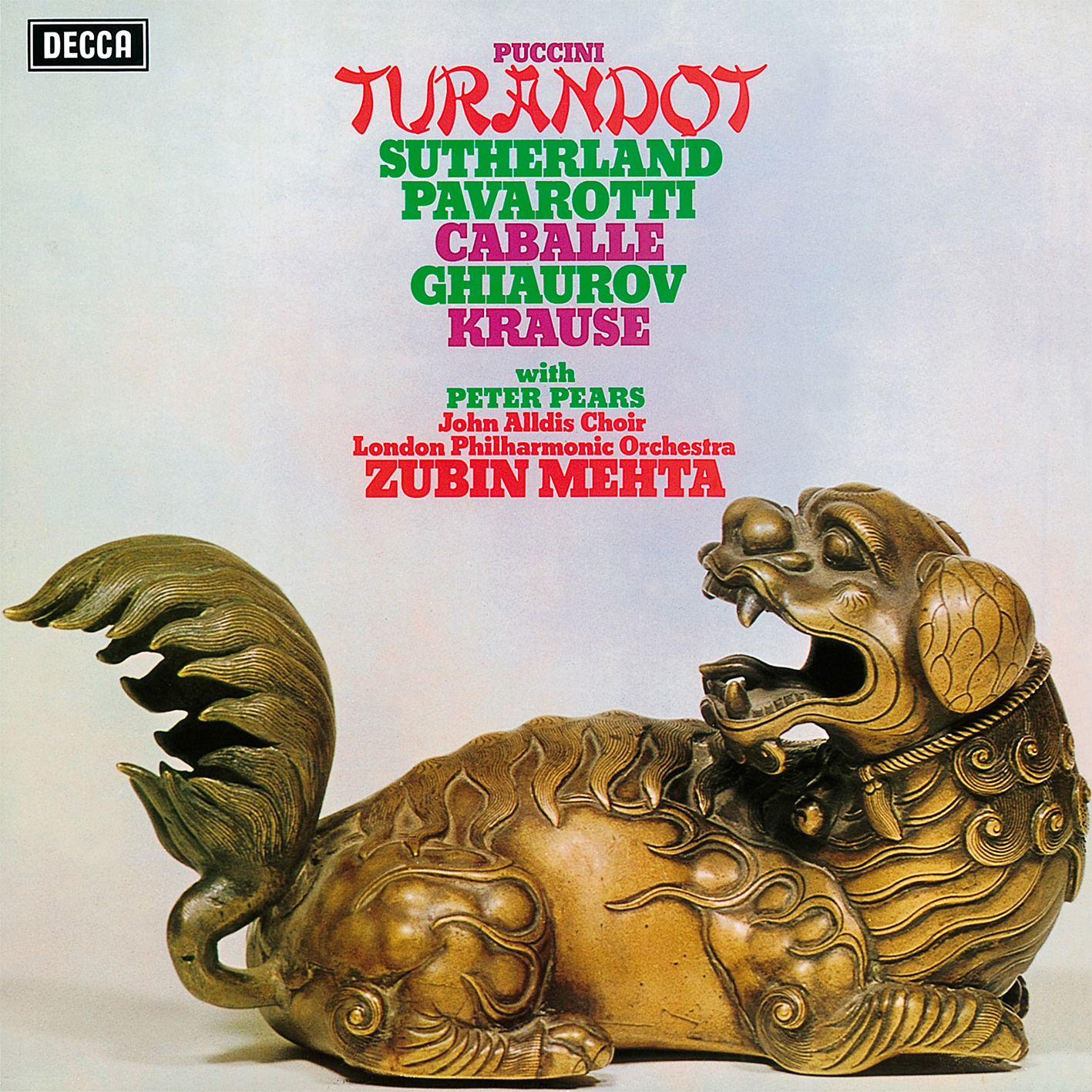 Sutherland, Pavarotti, Caballe, LPO, Zubin Mehta – Puccini. Turandot (1972/2014) [HDTracks FLAC 24bit/96kHz]