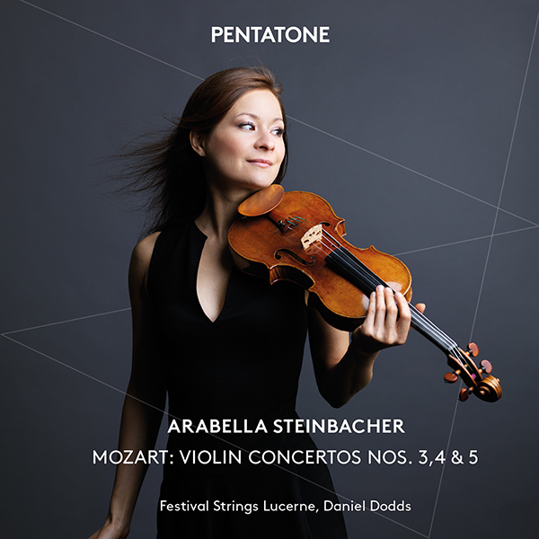 Wolfgang Amadeus Mozart: Violin Concertos Nos. 3, 4 & 5 - Arabella Steinbacher, Daniel Dodds, Festival Strings Lucerne (2014) [HighResAudio FLAC 24bit/96kHz]