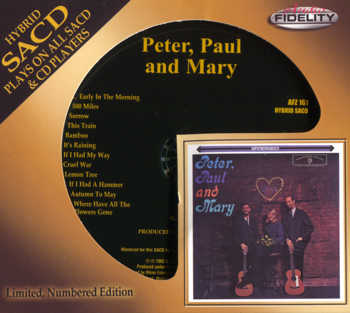 Peter, Paul And Mary - Peter, Paul And Mary (1962) [Audio Fidelity 2014] {SACD ISO + FLAC 24bit/88,2kHz}