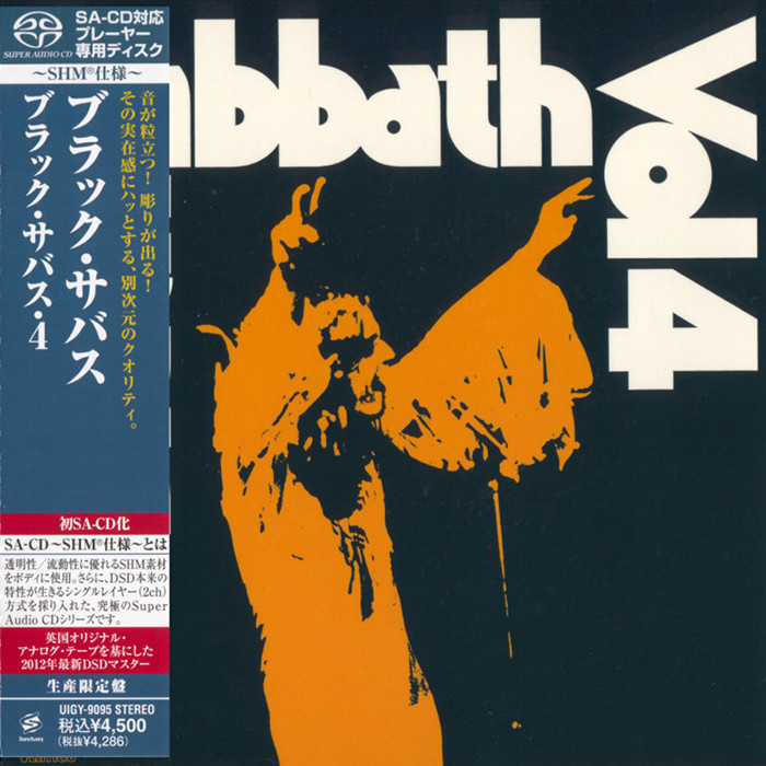 Black Sabbath - Vol. 4 (1972) [Japanese Limited SHM-SACD 2012 # UIGY-9095] {SACD ISO + FLAC 24bit/88,2kHz}