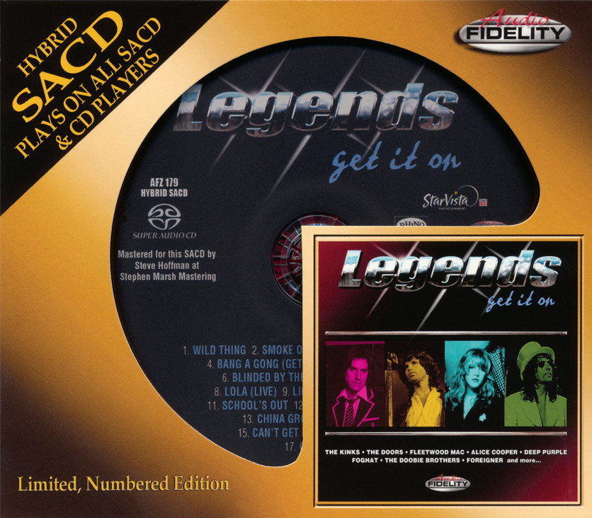 VA – Legends: Get It On (2014) [Audio Fidelity] {SACD ISO + FLAC 24bit/88,2kHz}