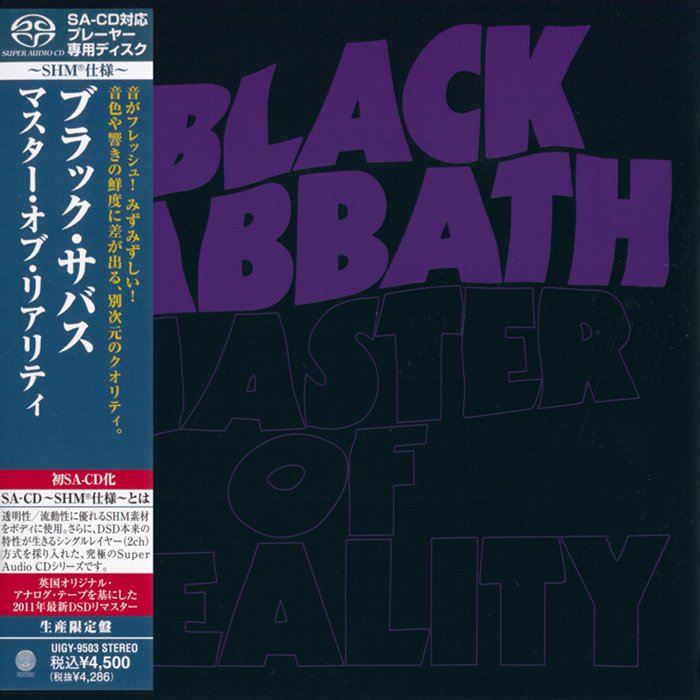 Black Sabbath – Master Of Reality (1971) [Japanese Limited SHM-SACD 2011 # UIGY-9503] {SACD ISO + FLAC 24bit/88,2kHz}