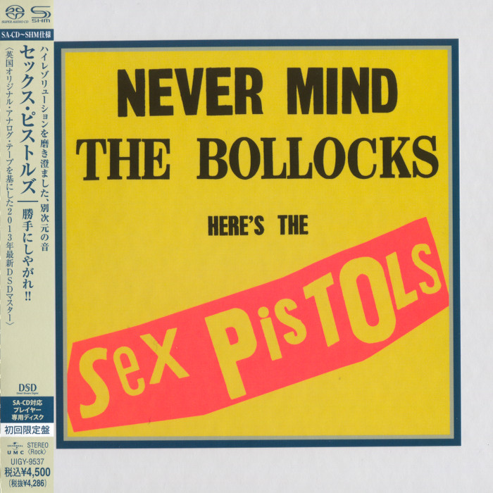 Sex Pistols – Never Mind The Bollocks (1977) [Japanese Limited SHM-SACD 2013 # UIGY-9537] {SACD ISO + FLAC 24bit/88,2kHz}