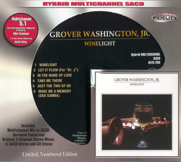Grover Washington, Jr. - Winelight (1980) [Audio Fidelity 2015] {SACD ISO + FLAC 24bit/88,2kHz}