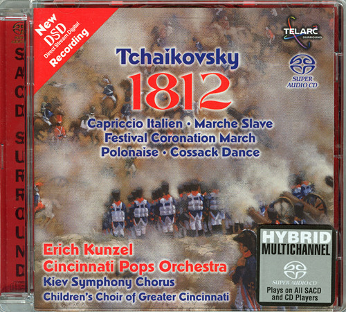 Erich Kunzel & Cincinnati Pops Orchestra - Tchaikovsky: 1812 & Other Orchestral Works (2001) [Reissue 2003] {SACD ISO + FLAC 24bit/88,2kHz}