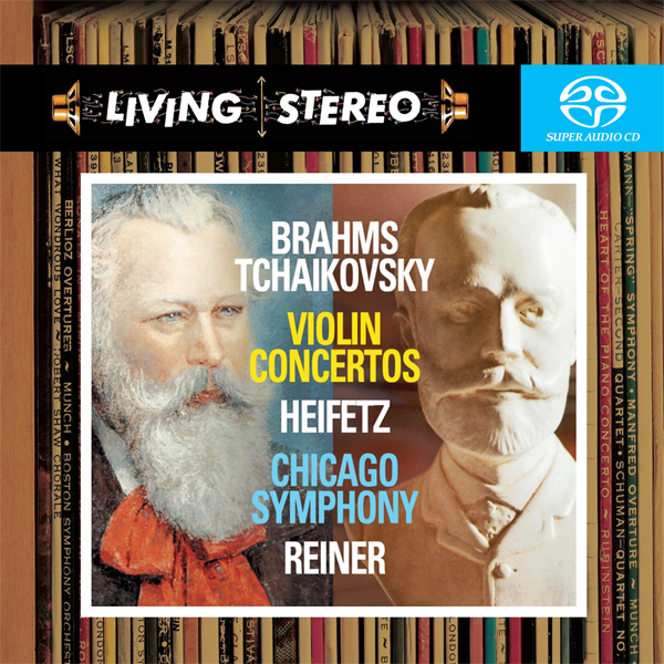 Brahms & Tchaikovsky - Violin Concertos - Jascha Heifetz, Chicago Symphony Orchestra, Fritz Reiner (2005) {DSF DSD64/2.82MHz}