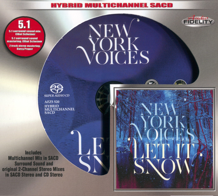 New York Voices - Let It Snow (2013) [Audio Fidelity 2014] {SACD ISO + FLAC 24bit/88,2kHz}