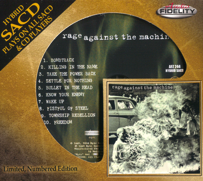 Rage Against The Machine - Rage Against The Machine (1992) [Audio Fidelity 2016] {SACD ISO + FLAC 24bit/88,2kHz}