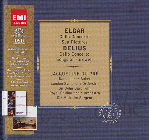 Jacqueline du Pre - Elgar, Delius: Cello Concertos (1965/2012) {SACD ISO + FLAC 24bit/88,2kHz}