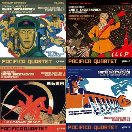 Pacifica Quartet - Dmitri Shostakovich and his Contemporaries: The Soviet Experience Vol. 1-4 (2011-2013) [24bit FLAC]