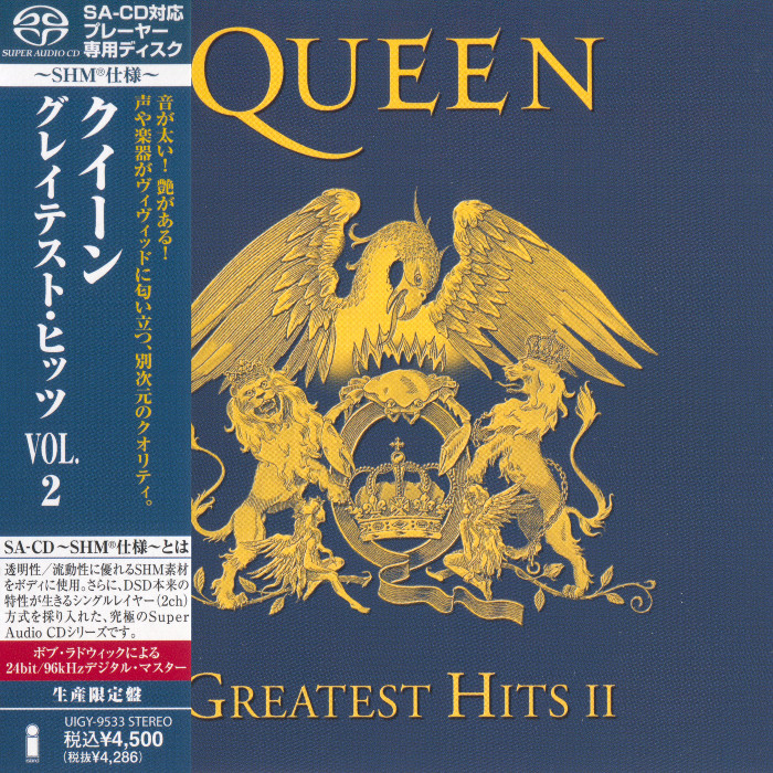 Queen – Greatest Hits II (1991) [Japanese Limited SHM-SACD 2013] {SACD ISO + FLAC 24bit/88,2kHz}