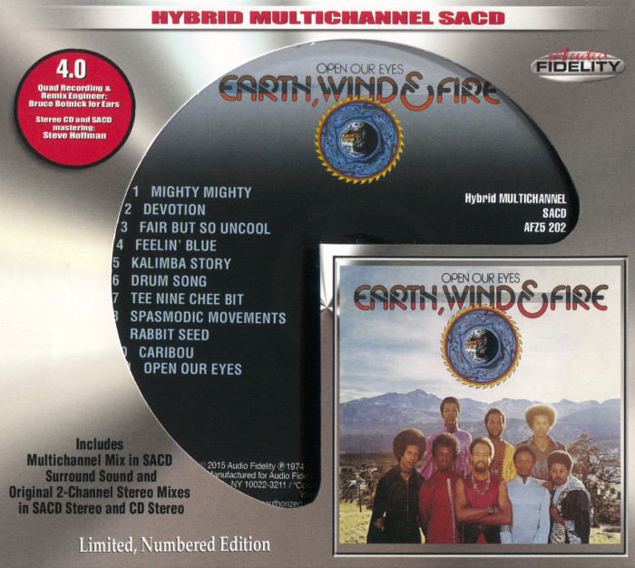 Earth, Wind & Fire – Open Our Eyes (1974) [Audio Fidelity 2015] {SACD ISO + FLAC 24bit/88,2kHz}