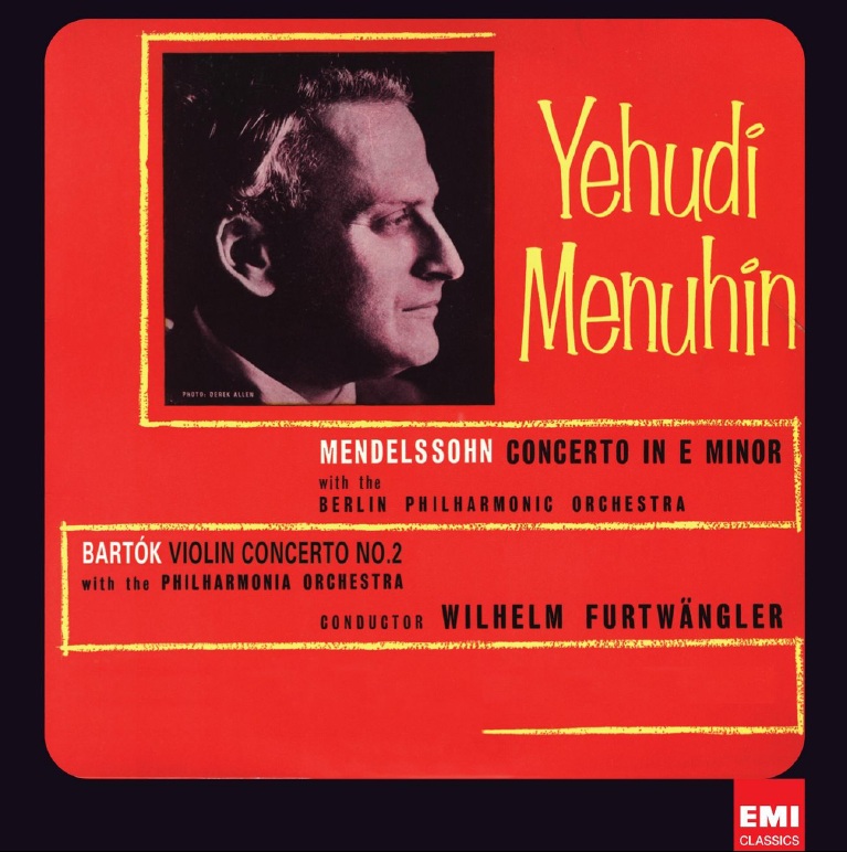 Yehudi Menuhin, Berlin Philharmonic Orchestra - Mendelssohn: Violin Concerto; Bartok: Violin Concerto No.2 (1966/2012) [FLAC 24bit/96kHz]