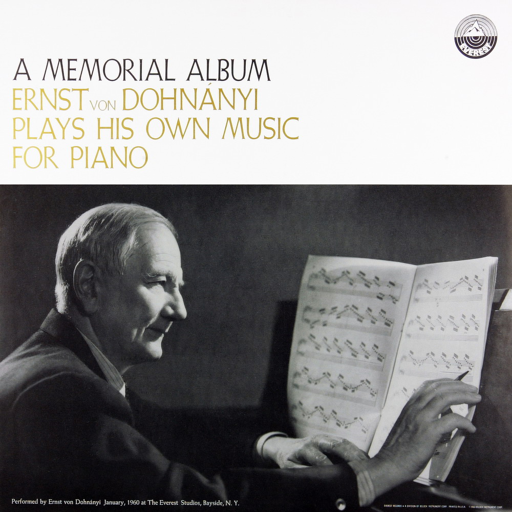 Ernst von Dohnanyi - A Memorial Album: Ernst von Dohnanyi Plays His Own Music For Piano (1960/2013) [HDTracks FLAC 24bit/192kHz]