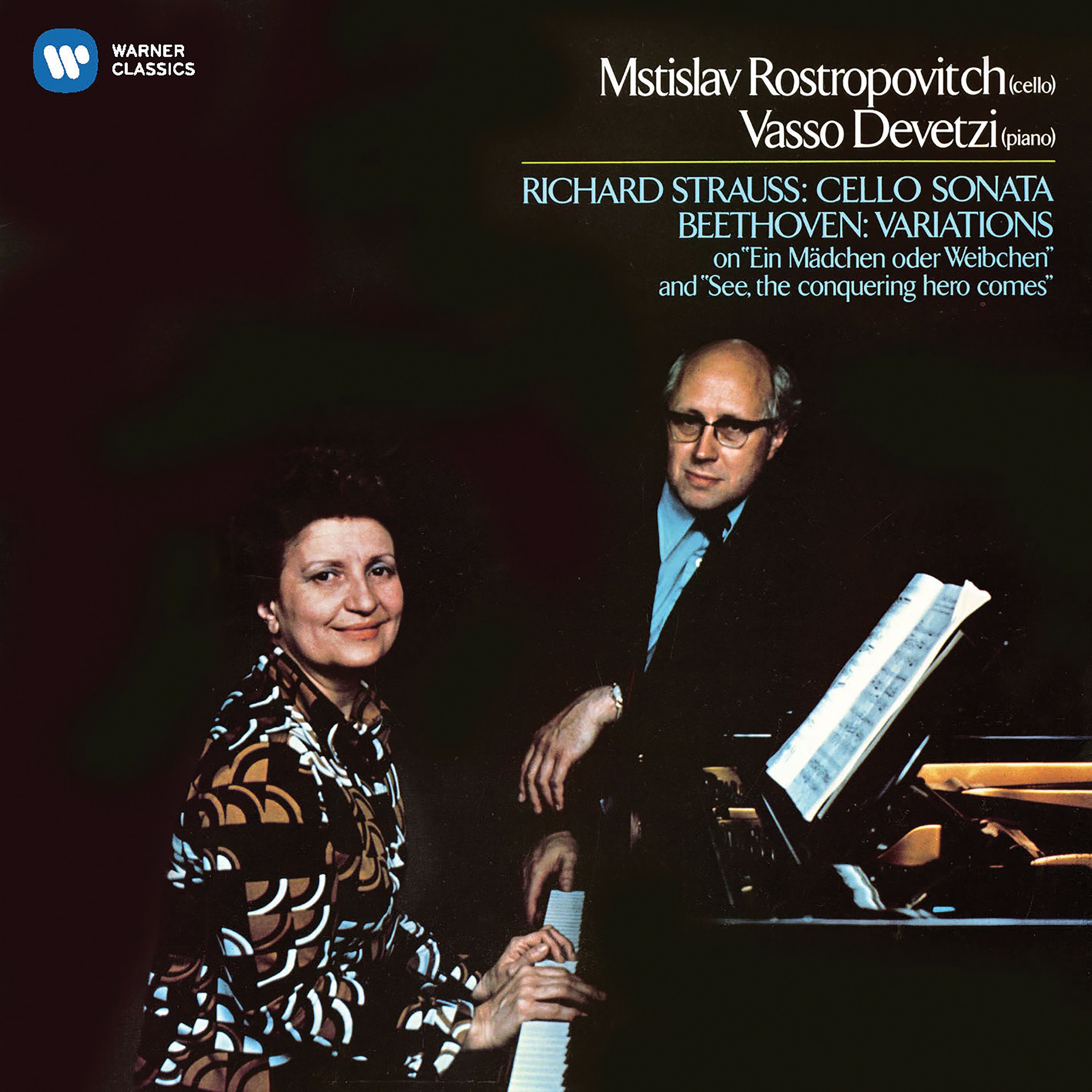 Mstislav Rostropovich, Vasso Devetzi - Beethoven: Cello Variations; Richard Strauss: Cello Sonata (1975/2017) [Qobuz FLAC 24bit/96kHz]