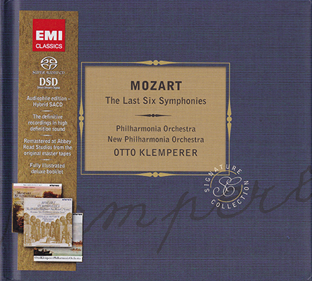 Otto Klemperer - Mozart: The Last 6 Symphonies (2012) [3x SACD] {SACD ISO + FLAC 24bit/88,2kHz}