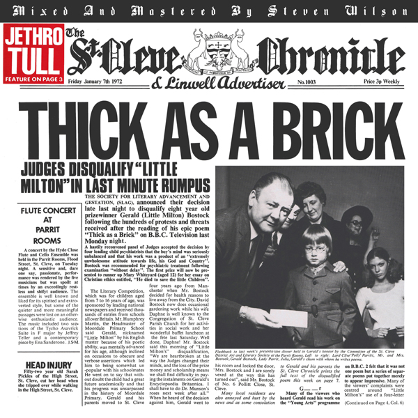 Jethro Tull – Thick As A Brick (1972/2015) [HDTracks FLAC 24bit/96kHz]