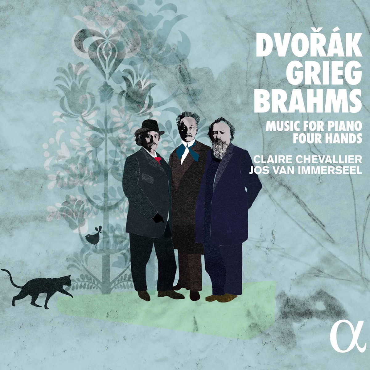Claire Chevallier & Jos van Immerseel - Dvorak, Grieg & Brahms: Music for Piano Four Hands (2017) [Qobuz FLAC 24bit/96kHz]