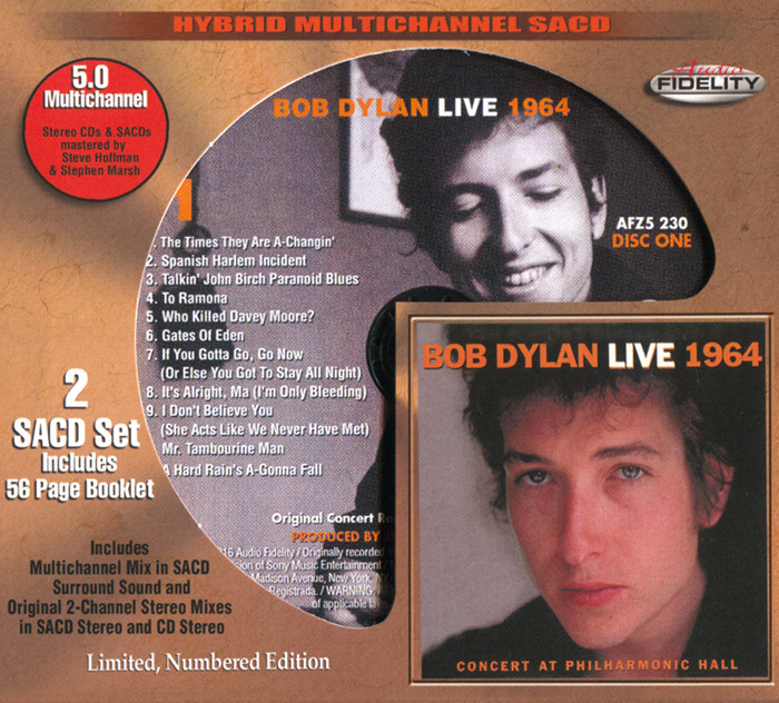 Bob Dylan - Bootleg Series Vol. 6: Live 1964 (2004) [Audio Fidelity 2016] {SACD ISO + FLAC 24bit/88,2kHz}