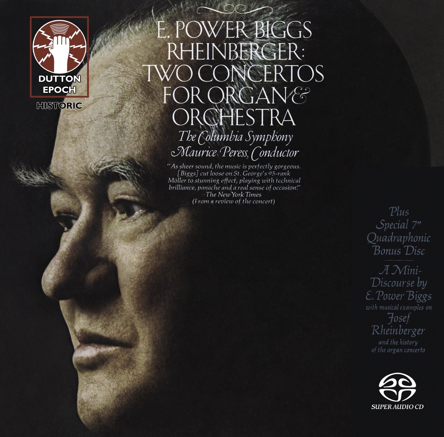 E. Power Biggs - Rheinberger: Two Concertos for Organ & Orchestra (1973) [Reissue 2017] {SACD ISO + FLAC 24bit/88,2kHz}