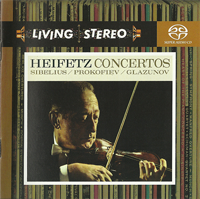 Jascha Heifetz - Concertos: Sielius / Prokofiev / Glazunov (2005) {SACD ISO + FLAC 24bit/88,2kHz}