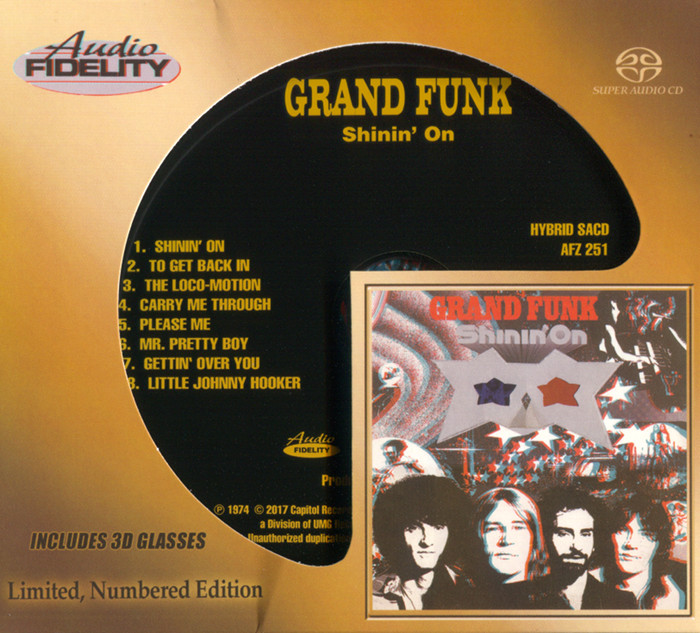 Grand Funk - Shinin’ On (1974) [Audio Fidelity 2017] {SACD ISO + FLAC 24bit/88,2kHz}