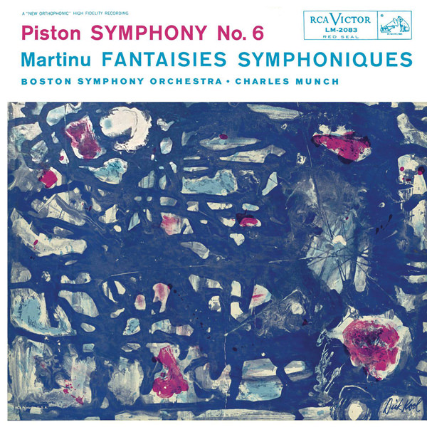 Boston Symphony Orchestra, Charles Munch - Walter Piston: Symphony No. 6; Bohuslav Martinu: Fantasies Symphoniques (1957/2016) [AcousticSounds FLAC 24bit/192kHz]