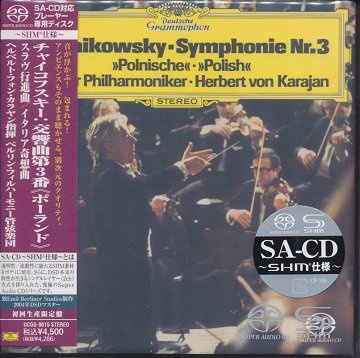 Herbert von Karajan, Berliner Philharmoniker – Tchaikovsky: Symphony No.3 ‘Polish’… [Japanese SHM-SACD 2016] {SACD ISO + FLAC 24bit/88,2kHz}
