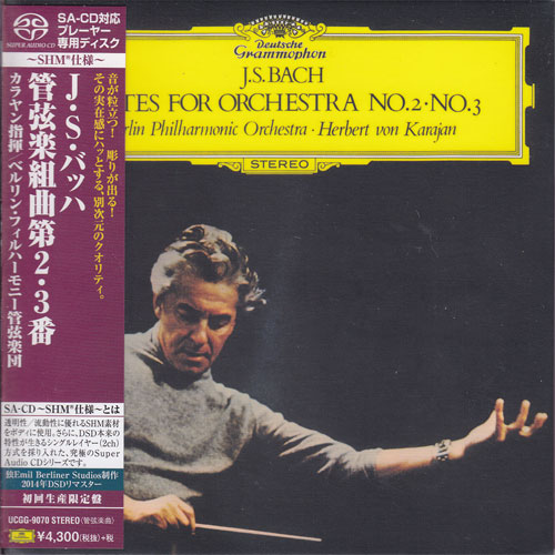 Herbert von Karajan, Berlin Philharmonic Orchestra - Bach: Orchestra Suites Nos. 2 & 3 (1964) [Japan SHM-SACD 2014] {SACD ISO + FLAC 24bit/88,2kHz}