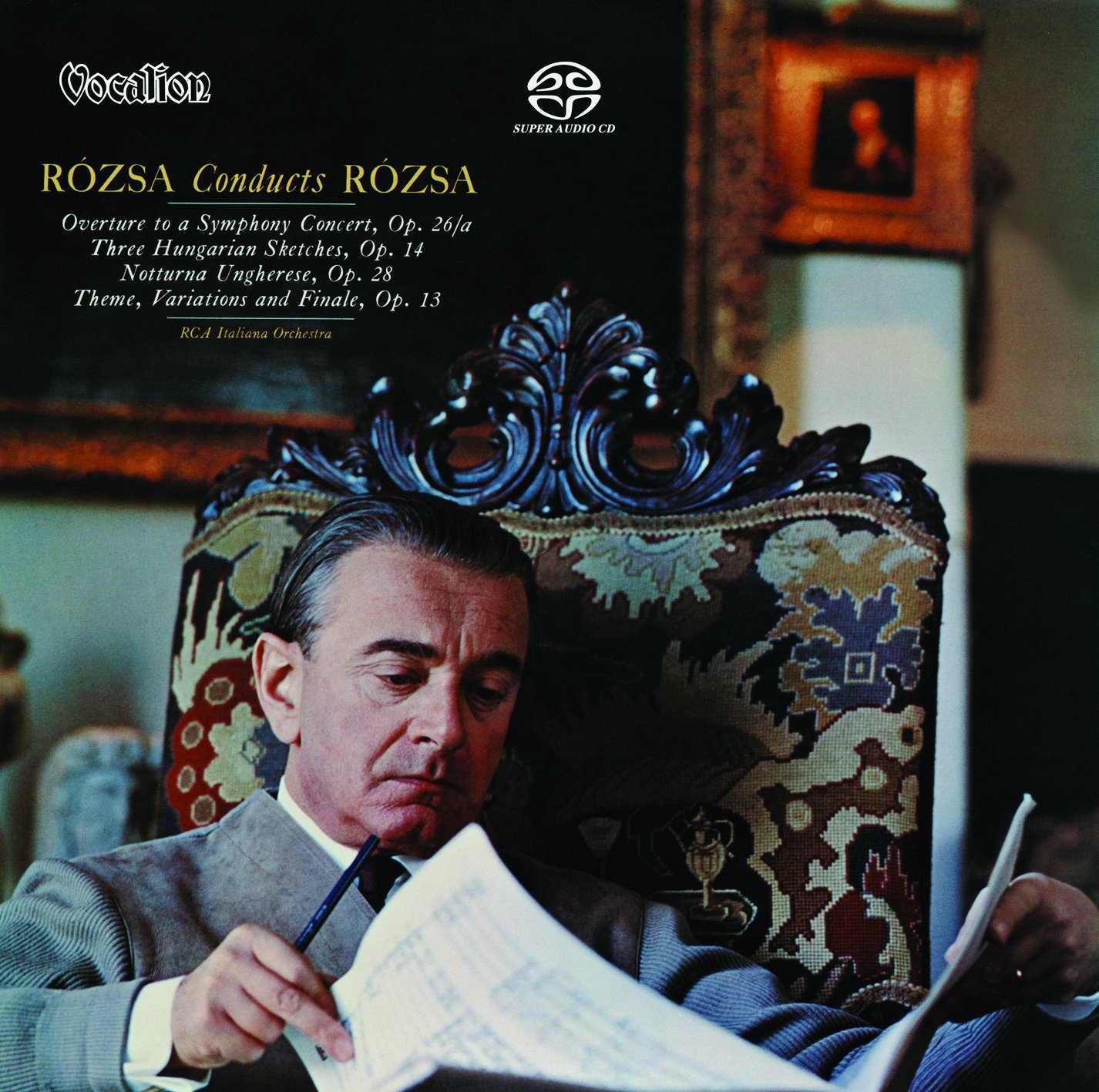 Miklos Rozsa, RCA Italiana Orchestra - Rozsa Conducts Rozsa (1965) [Reissue 2017] {SACD ISO + FLAC 24bit/88,2kHz}