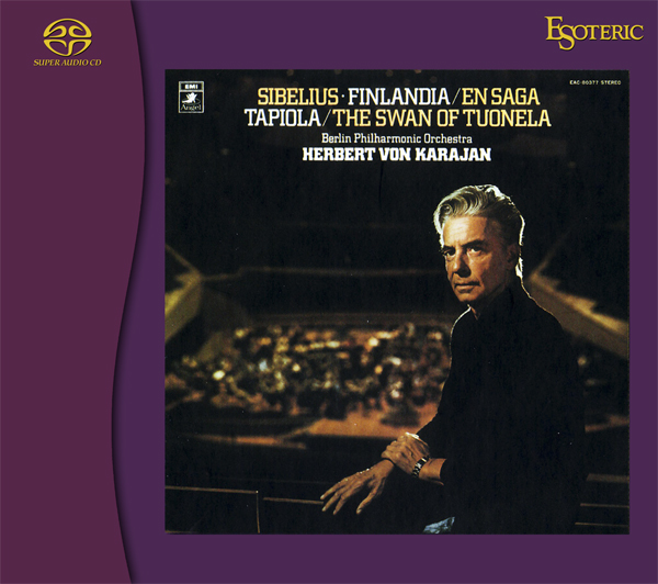 Herbert Von Karajan, BBerlin Philharmonic - Sibelius: Symphony No.2, The Swan Of Tuonela, Finlandia (2011) [Esotecric Japan] {SACD ISO + FLAC 24bit/88,2kHz}