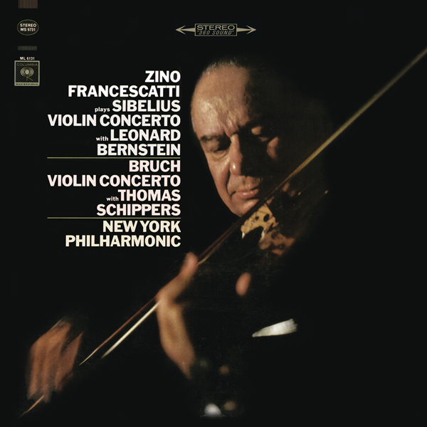 Zino Francescatti, New York Philharmonic, Thomas Schippers, Leonard Bernstein - Sibelius, Bruch: Violin Concertos (1965/2015) [Qobuz FLAC 24bit/44,1kHz]