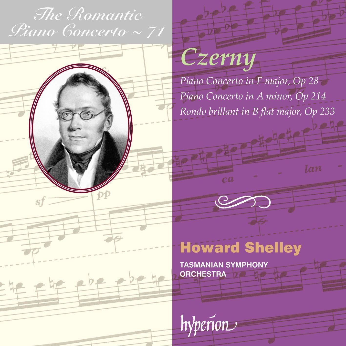 Howard Shelley & The Tasmanian Symphony - Czerny: Piano Concertos (2017) [Hyperion FLAC 24bit/96kHz]