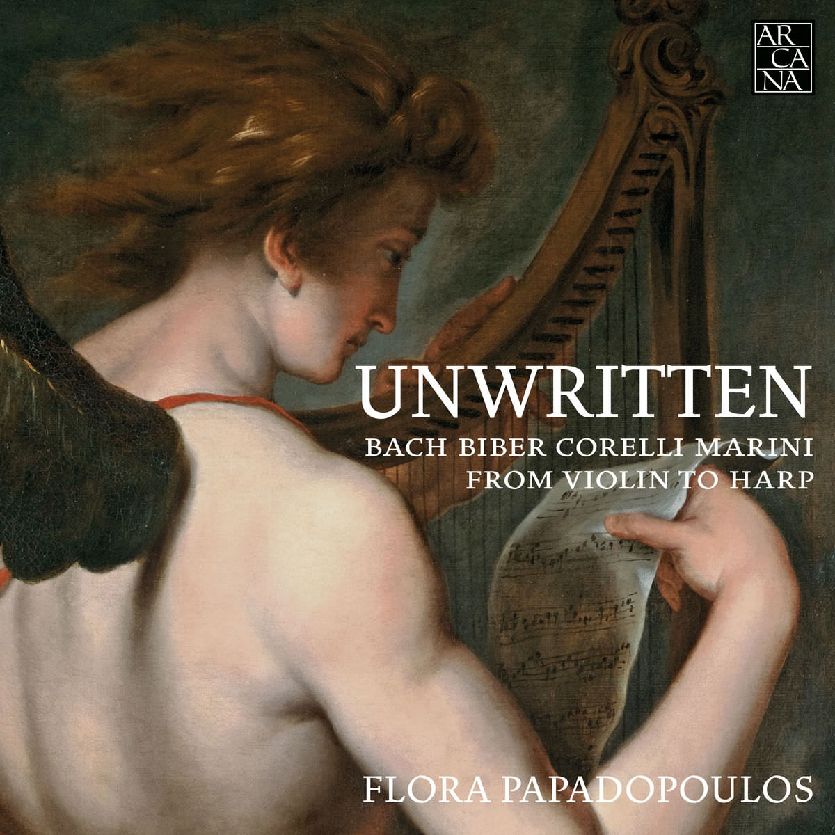 Flora Papadopoulos - Unwritten: From Violin to Harp (2018) [FLAC 24bit/96Hz]