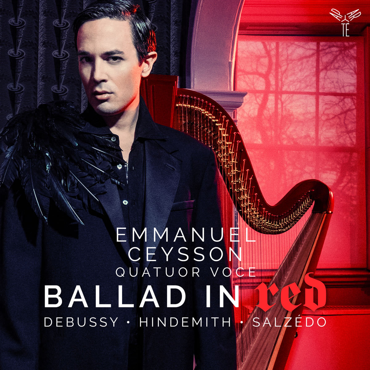Emmanuel Ceysson & Quatuor Voce - Ballad in Red (Works by Debussy, Hindemith, Salzedo) (2018) [FLAC 24bit/96kHz]