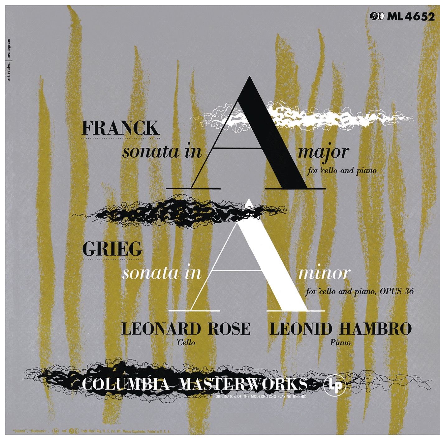 Leonard Rose – Franck: Cello Sonata in A Major, FWV 8 & Grieg: Cello Sonata in A Minor, Op. 36 (1953/2018) [FLAC 24bit/192kHz]