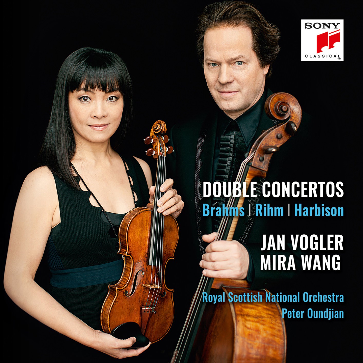 Jan Vogler & Mira Wang - Brahms, Rihm, Harbison: Double Concertos (2018) [FLAC 24bit/96kHz]
