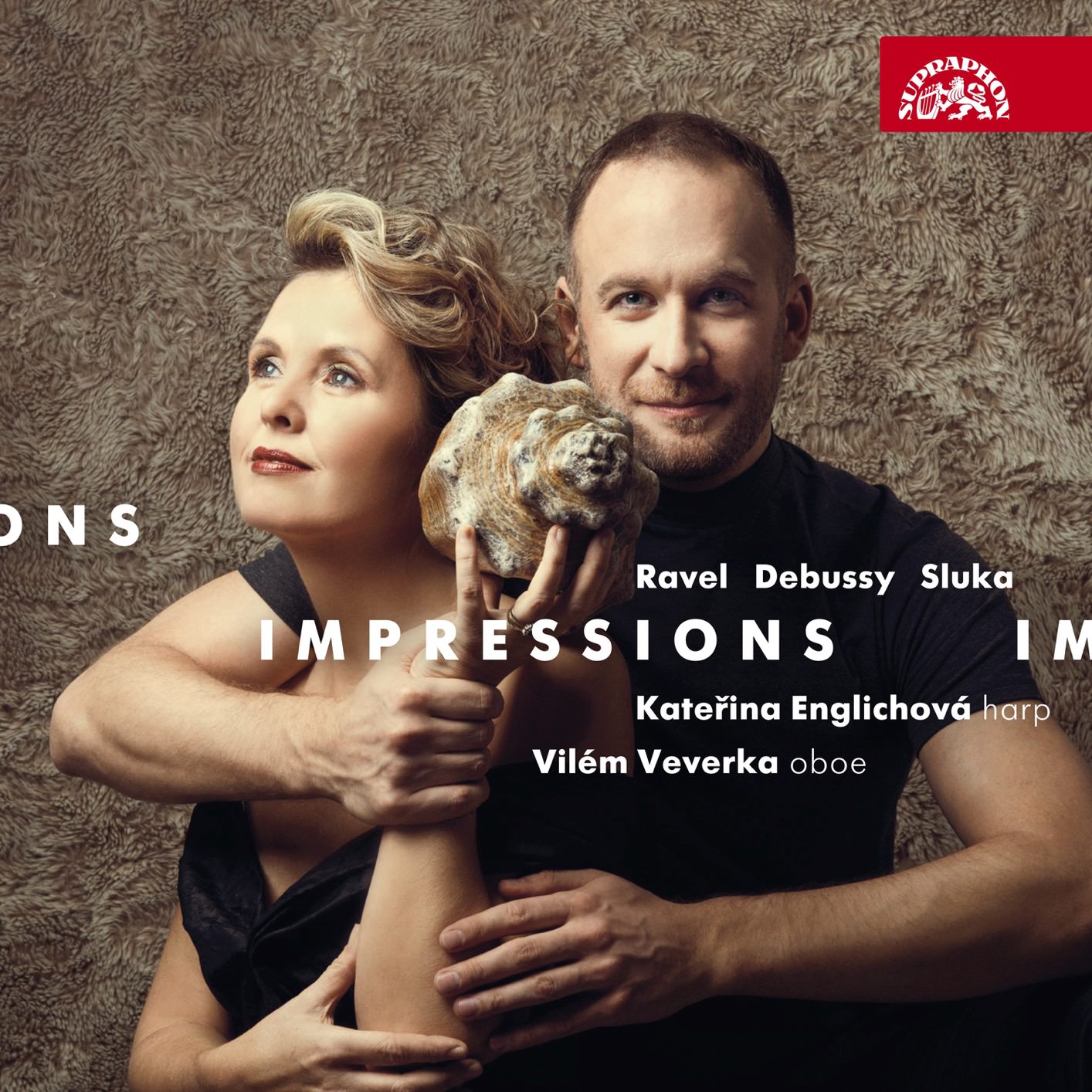 Katerina Englichova & Vilem Veverka - Impressions / Ravel, Debussy, Sluka: Works for Oboe and Harp (2017) [FLAC 24bit/96kHz]